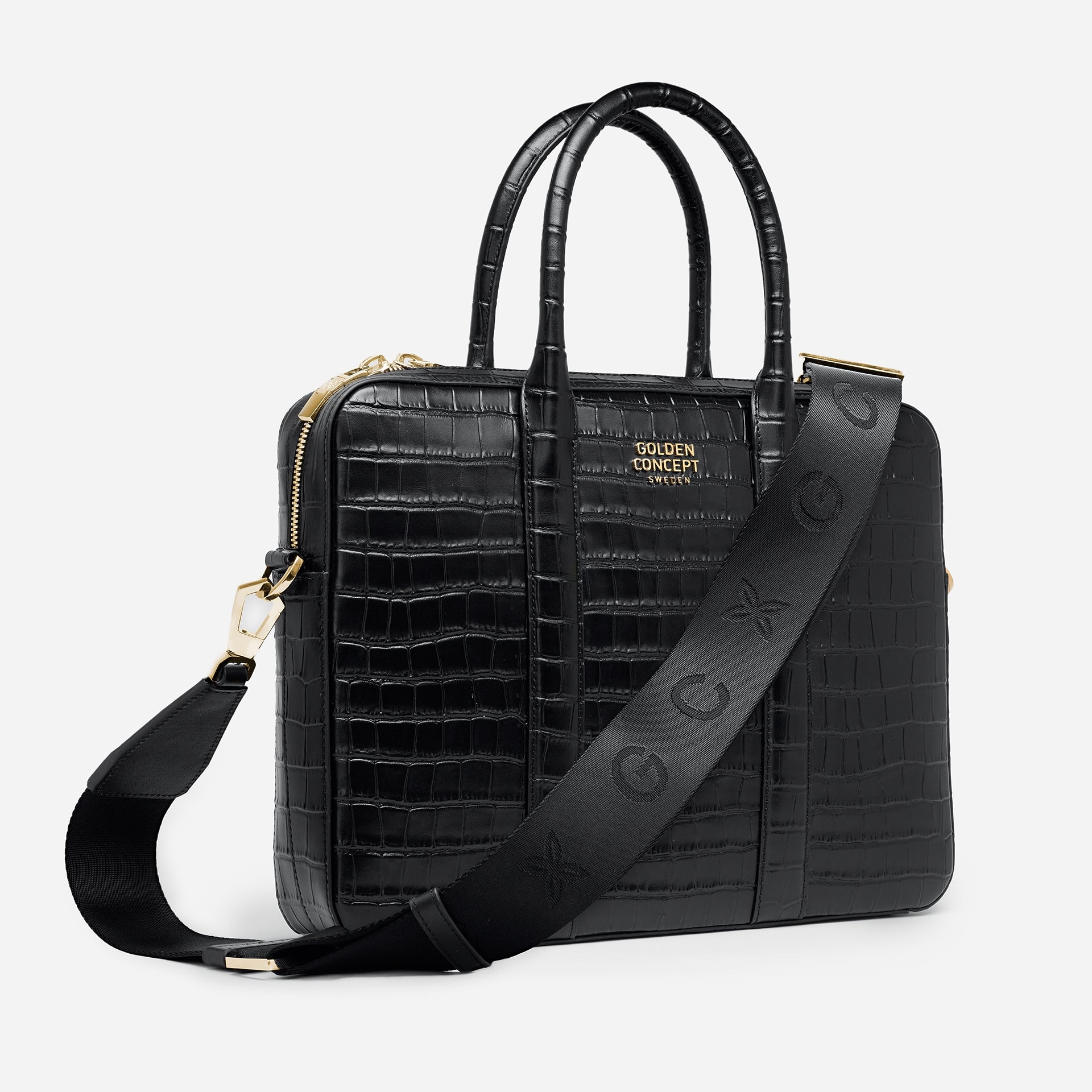 Leather Bags - Briefcase (Croco Embossed)