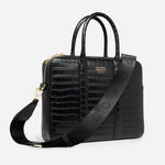 Load image into Gallery viewer, Leather Bags - Briefcase (Croco Embossed)
