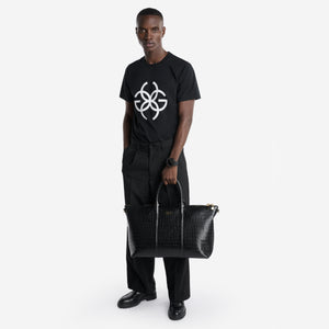 Leather Bags - Weekend Bag (Croco Embossed)