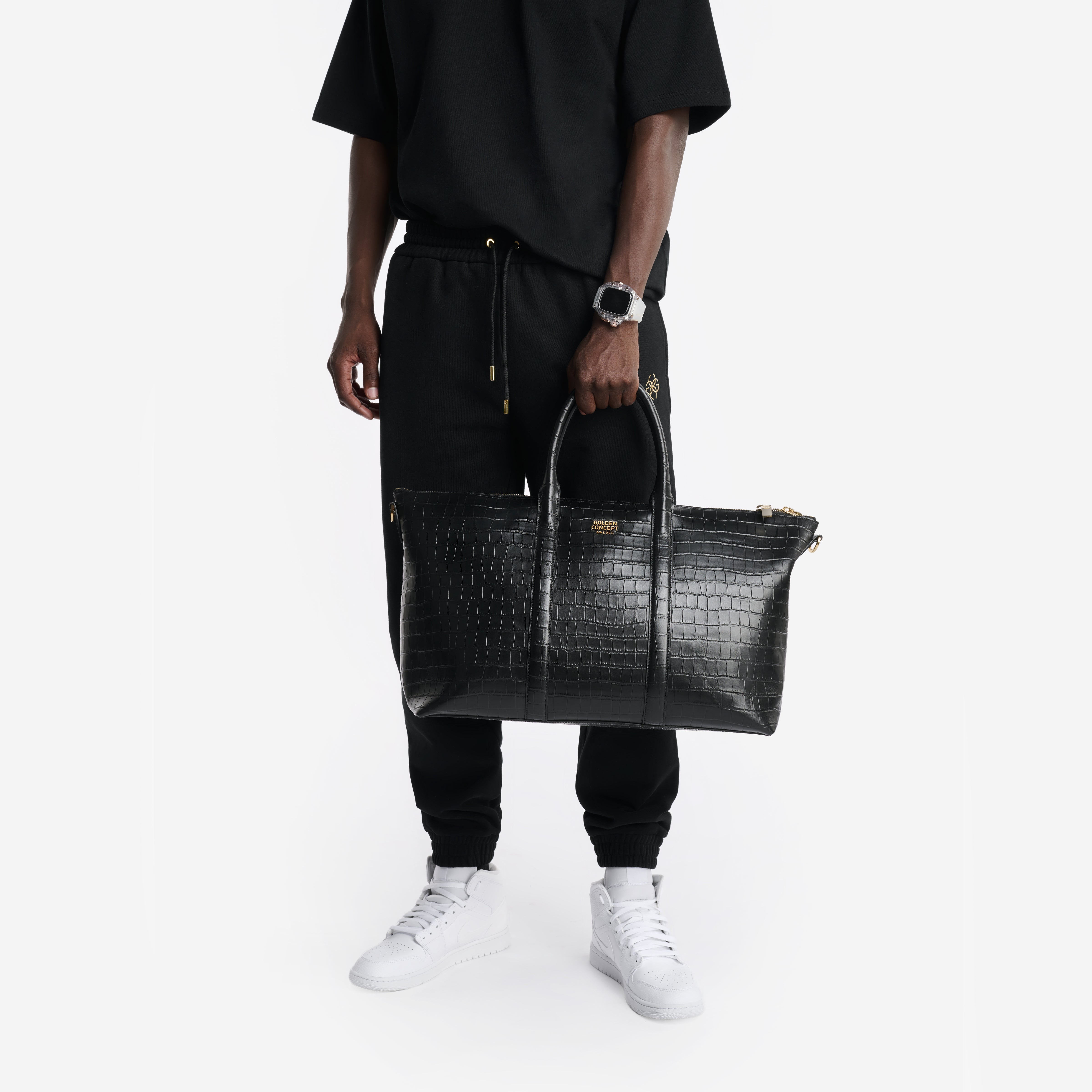 Leather Bags - Weekend Bag (Croco Embossed)