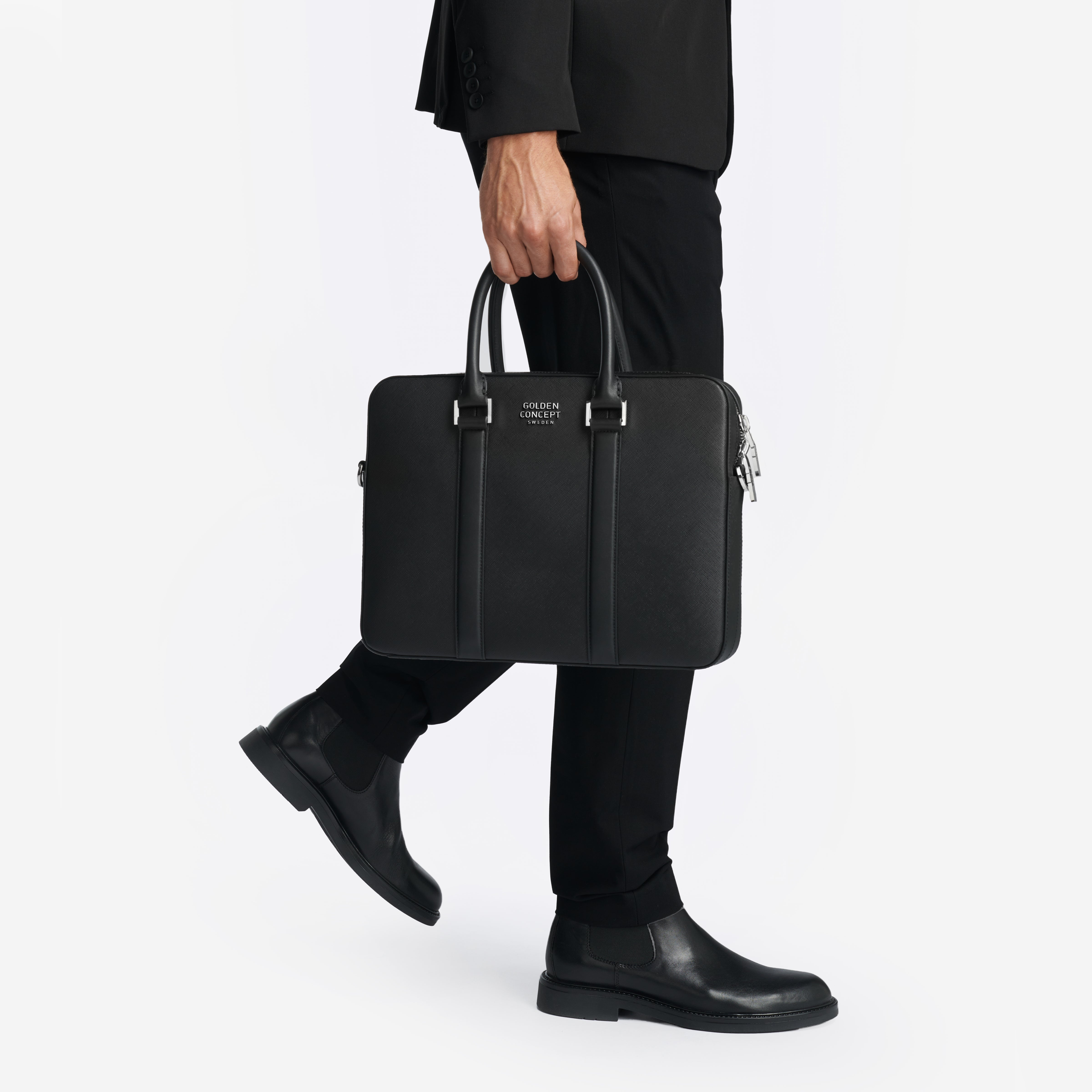 Leather Bags - Briefcase (Saffiano Leather)