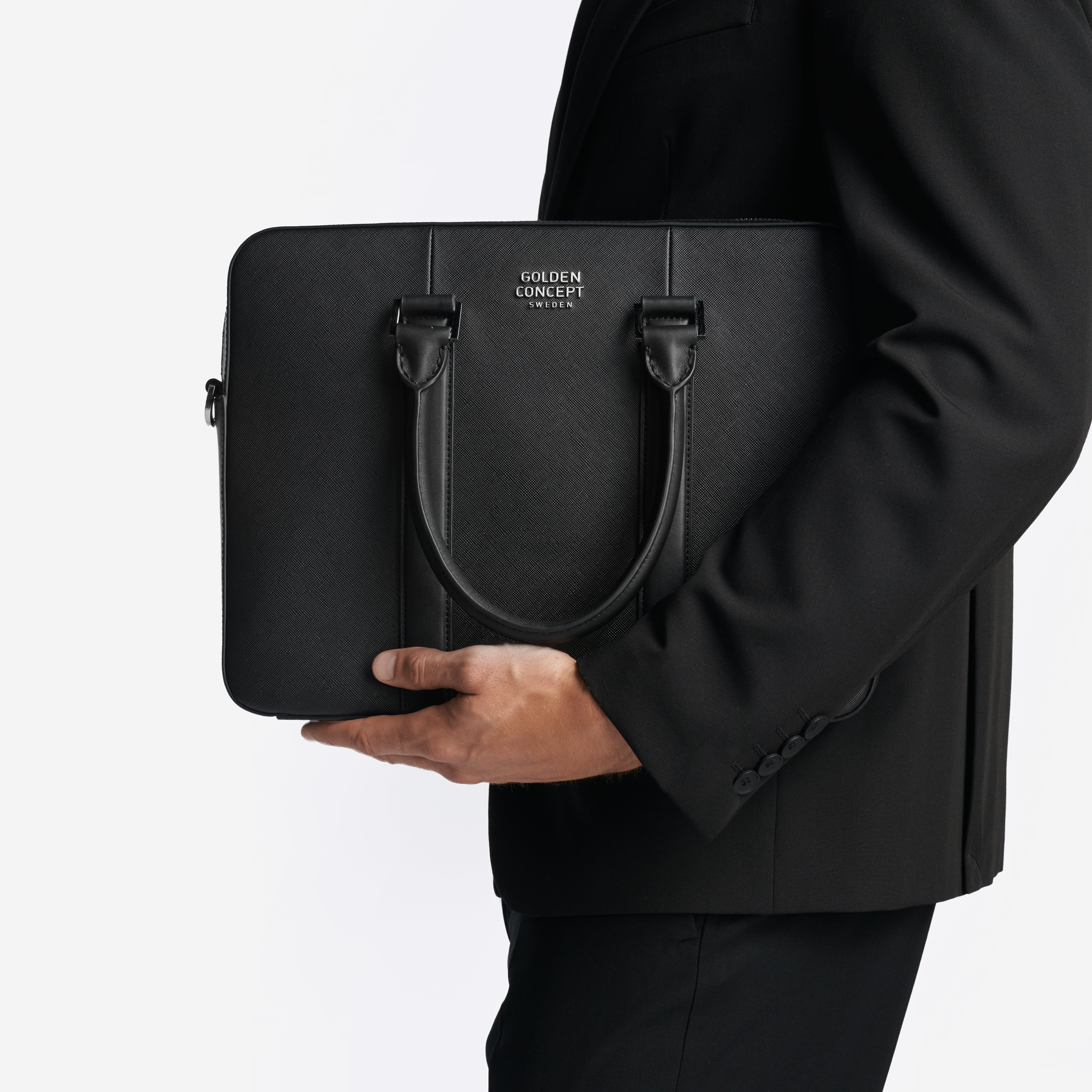 Leather Bags - Briefcase (Saffiano Leather)