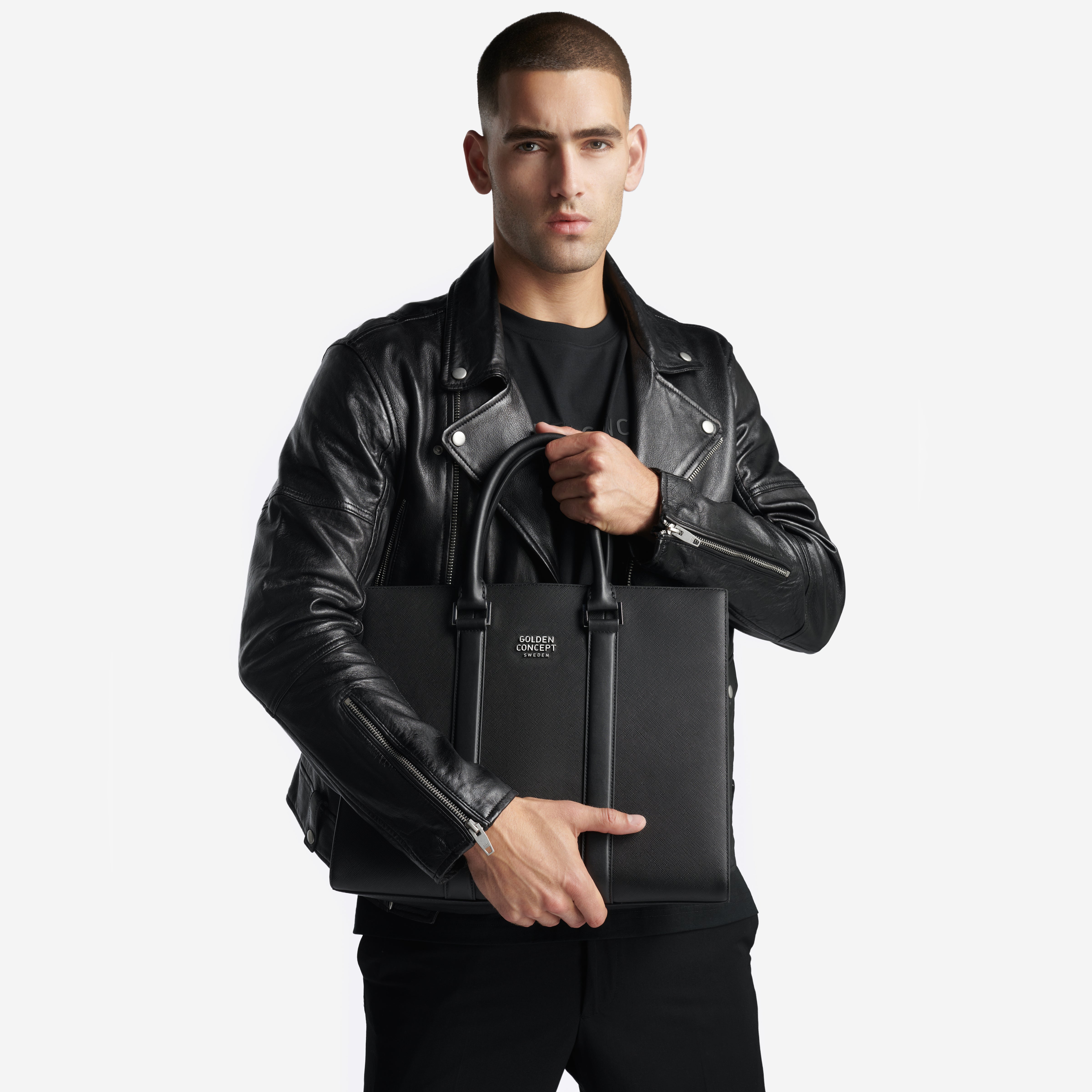 Leather Bags - Tote Bag (Saffiano Leather)