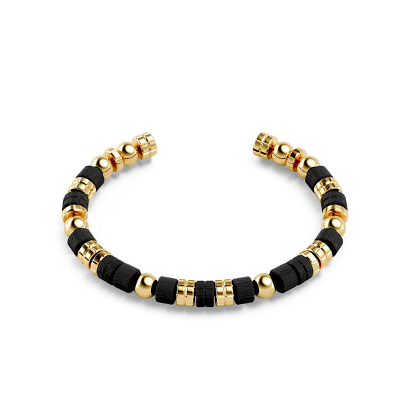 Bangle - Gold Carbon