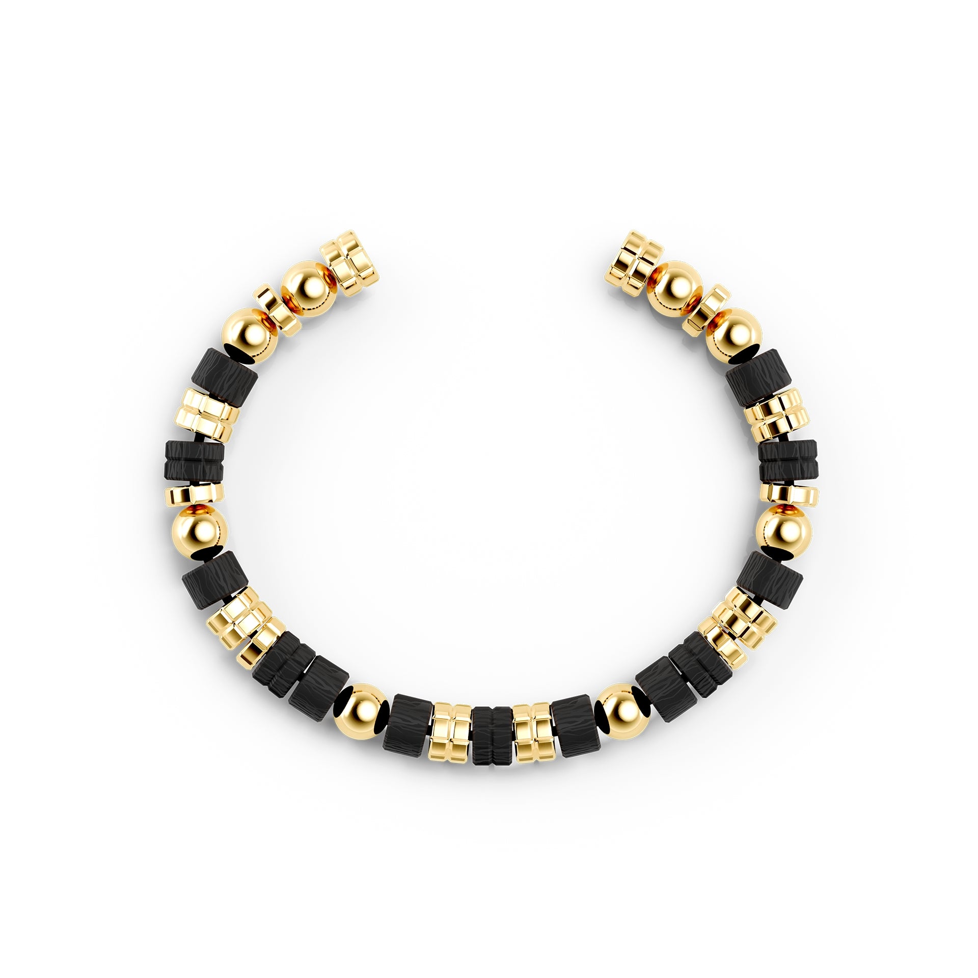 Bangle - Gold Carbon