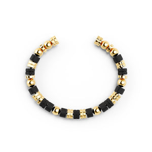 Bangle - Gold Carbon
