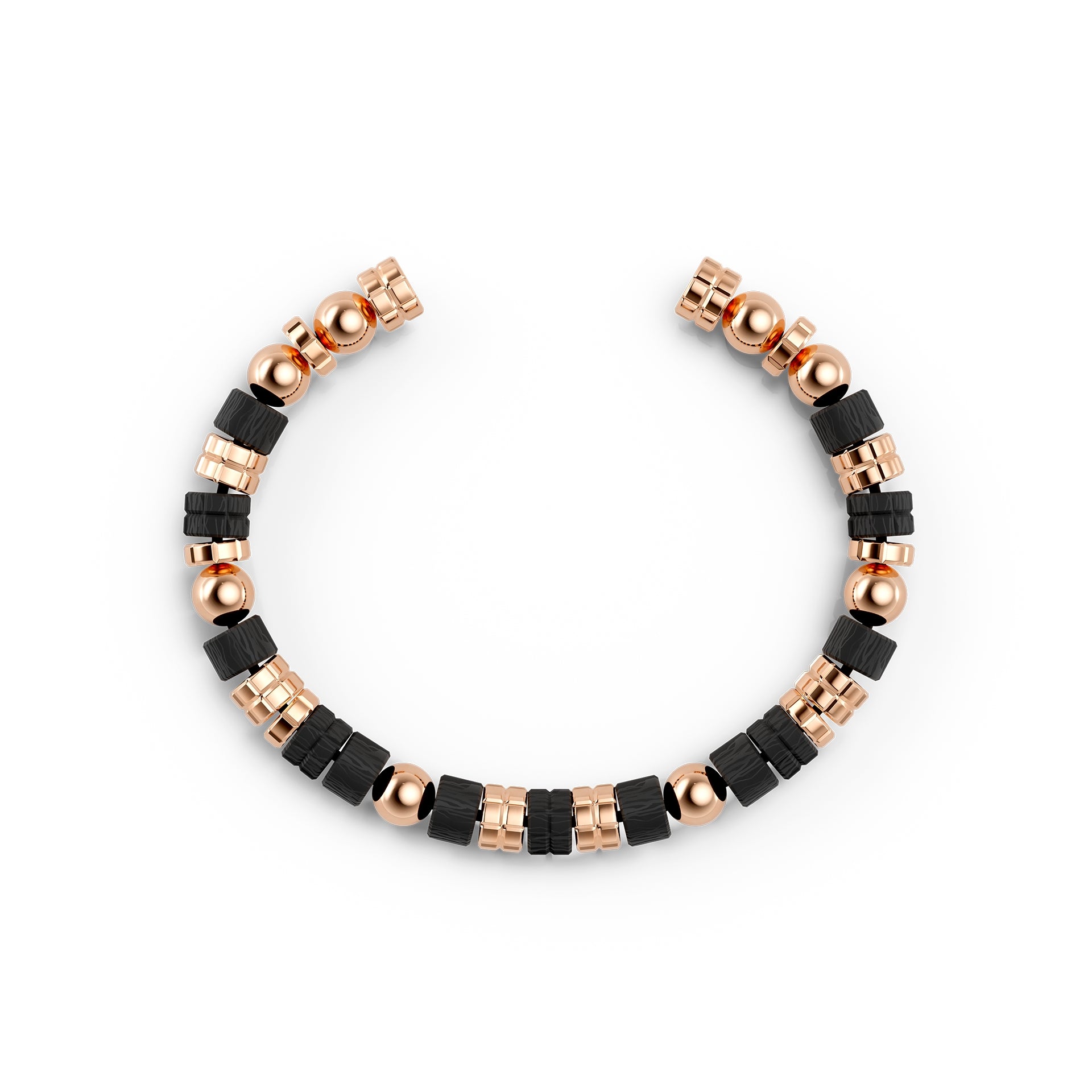 Bangle - Rose Gold Carbon