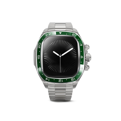 Apple Watch Case / CRCS46 Silver/Green