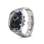 Load image into Gallery viewer, Apple Watch Case / CRCS46 Silver/Blue
