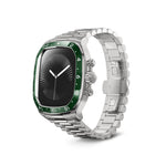 Load image into Gallery viewer, Apple Watch Case / CRCS46 Silver/Green
