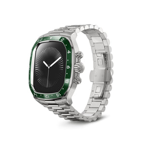 Apple Watch Case / CRCS46 Silver/Green