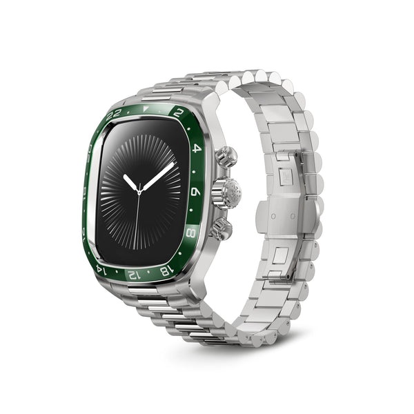 Apple Watch Case / CRCS46 Silver/Green