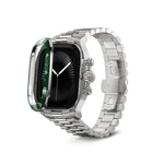 Load image into Gallery viewer, Apple Watch Case / CRCS46 Silver/Green

