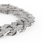 Load image into Gallery viewer, Sterling Silver Cuban Bracelet - Iced
