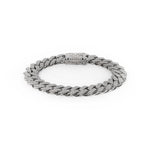 Load image into Gallery viewer, Sterling Silver Cuban Bracelet - Iced
