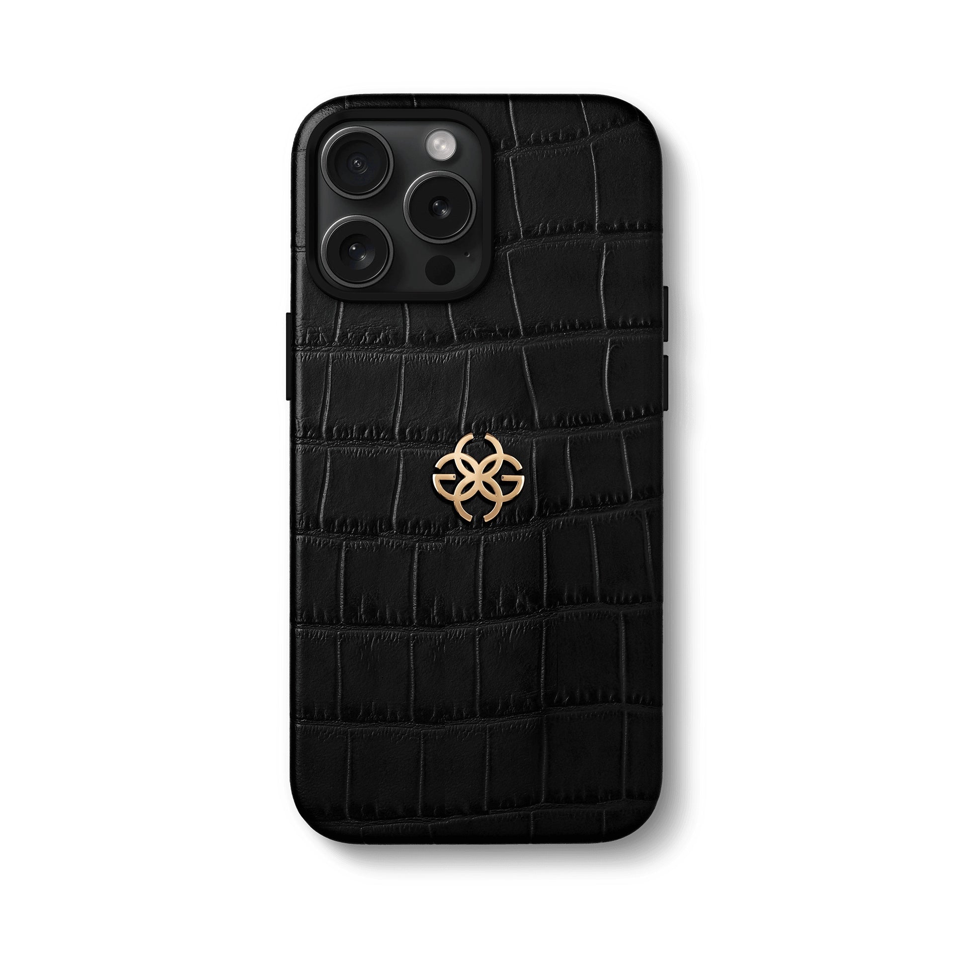 iPhone Case 16 - Embossed Croco Logo