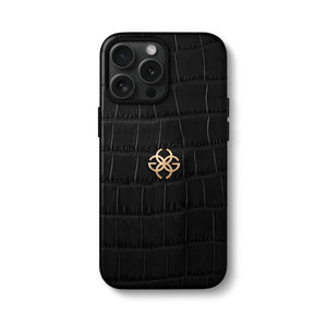 iPhone Case 16 - Embossed Croco Logo