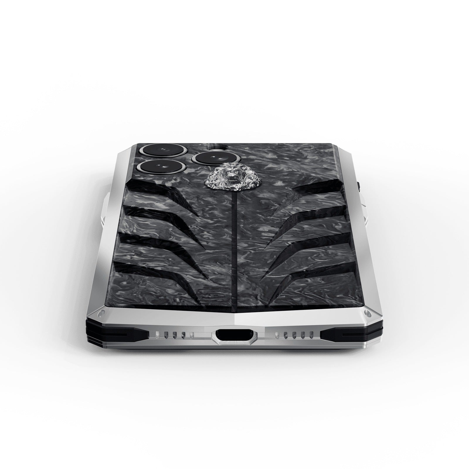 iPhone Case / RSC15 - Silver Lion
