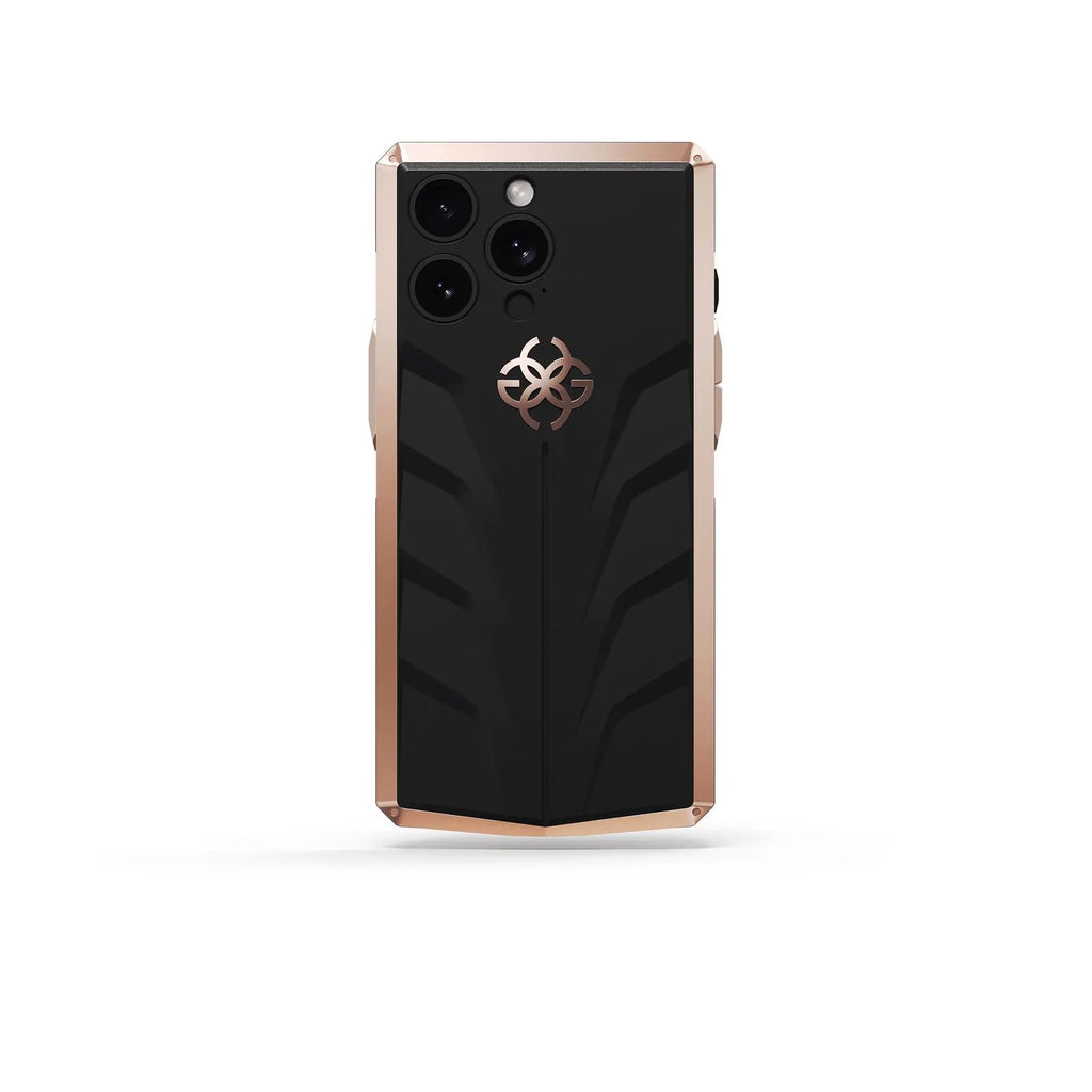 Golden Concept - iPhone 15 Case - RS15 - Crepe Steel Golden Concept