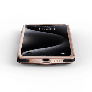 Golden Concept - iPhone 15 Case - RS15 - Crepe Steel Golden Concept