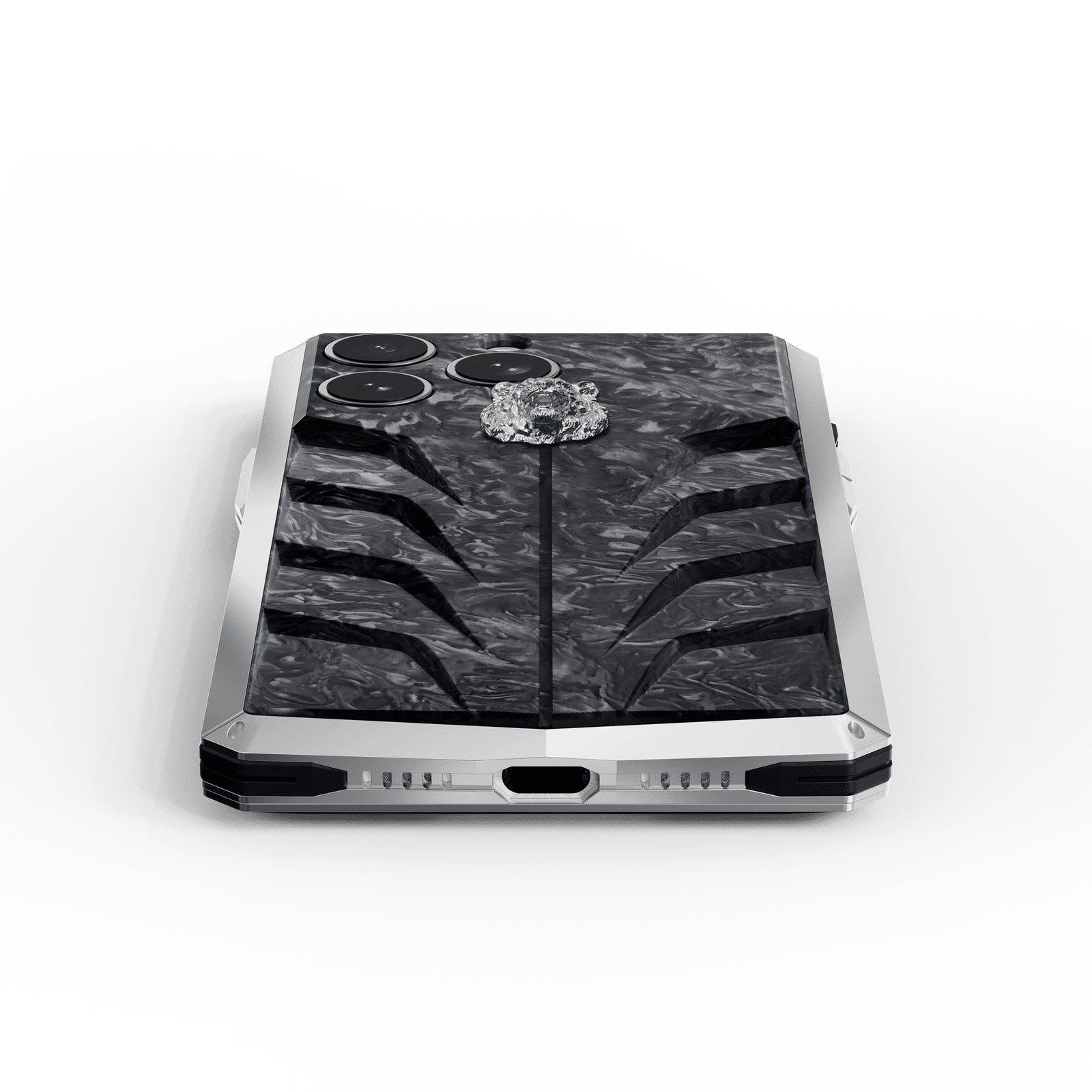 iPhone Case / RSC15 - Silver Tiger
