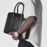 Load and play video in Gallery viewer, Leather Bags - Briefcase (Croco Embossed)
