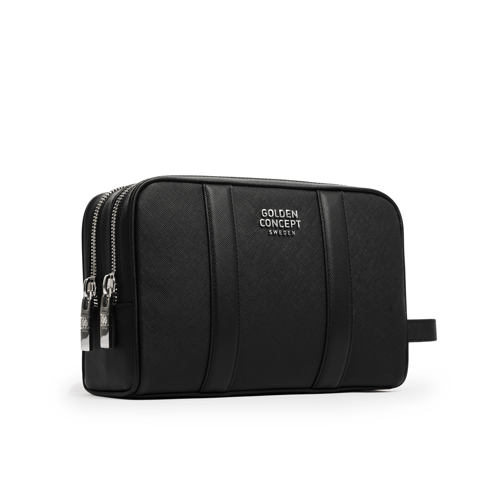 Leather Accessories - Toiletry Bag - Saffiano Leather - Large