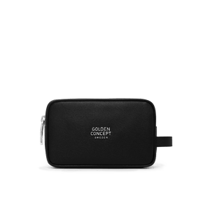 Leather Accessories - Toiletry Bag - Saffiano Leather - Small