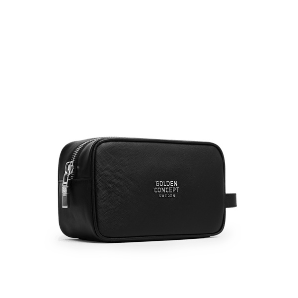 Leather Accessories - Toiletry Bag - Saffiano Leather - Small