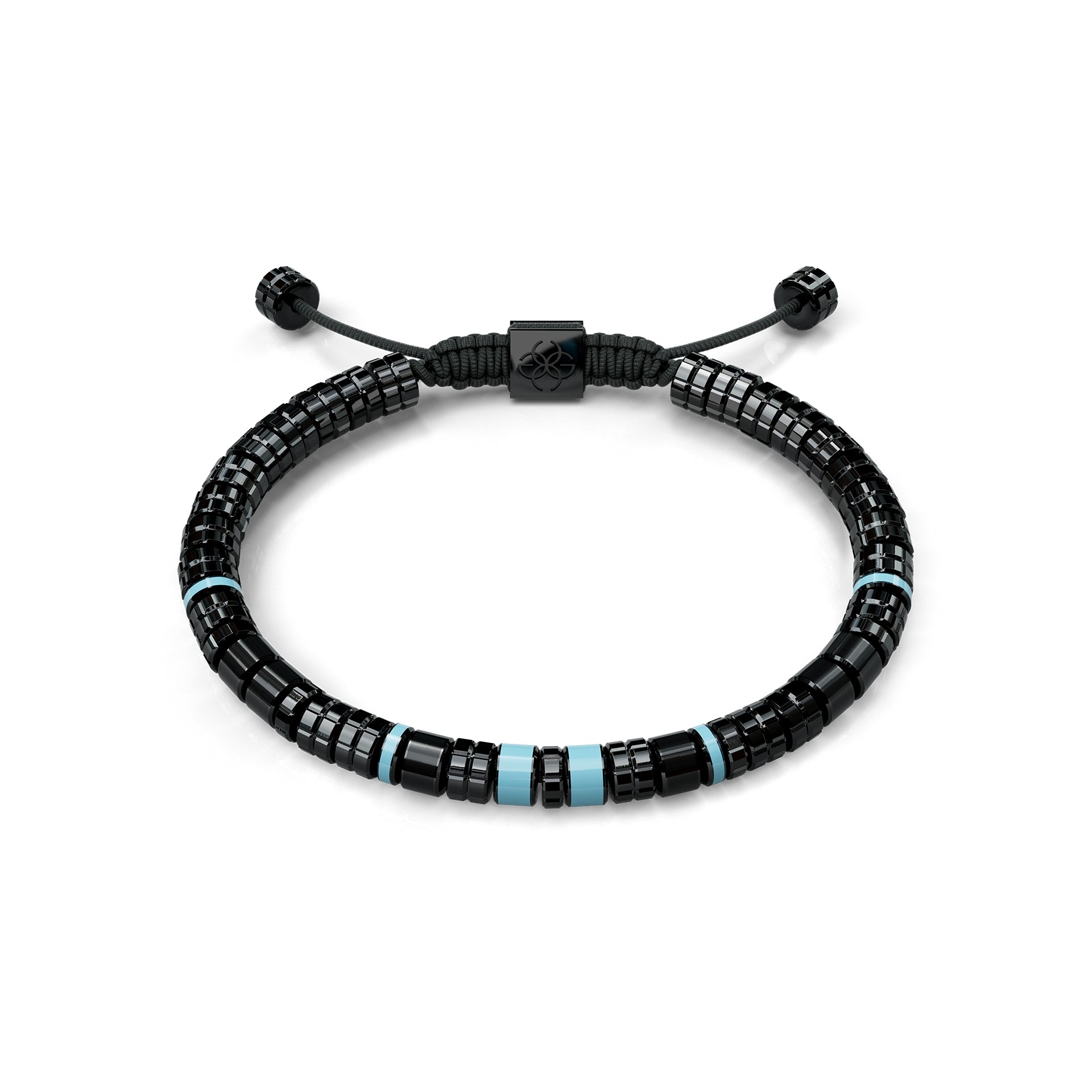 Bracelets EV - Black - Curacao Blue