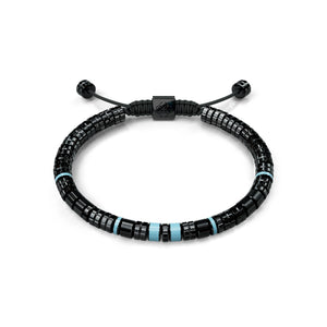 Bracelets EV - Black - Curacao Blue