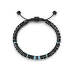 Load image into Gallery viewer, Bracelets EV - Black - Curacao Blue
