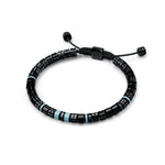 Load image into Gallery viewer, Bracelets EV - Black - Curacao Blue

