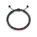 Load image into Gallery viewer, Bracelets EV - Black - Rosso Corsa
