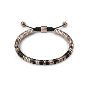 Bracelets EV - Rose gold - Black