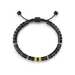 Load image into Gallery viewer, Bracelets EV - Black - Modena Yellow
