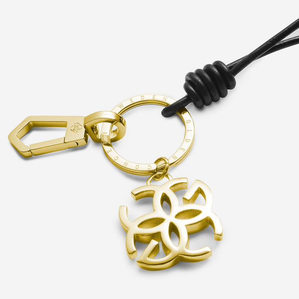 Leather Accessories - Keychain - Rope Gold