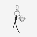 Load image into Gallery viewer, Leather Accessories - Keychain - Rope Silver
