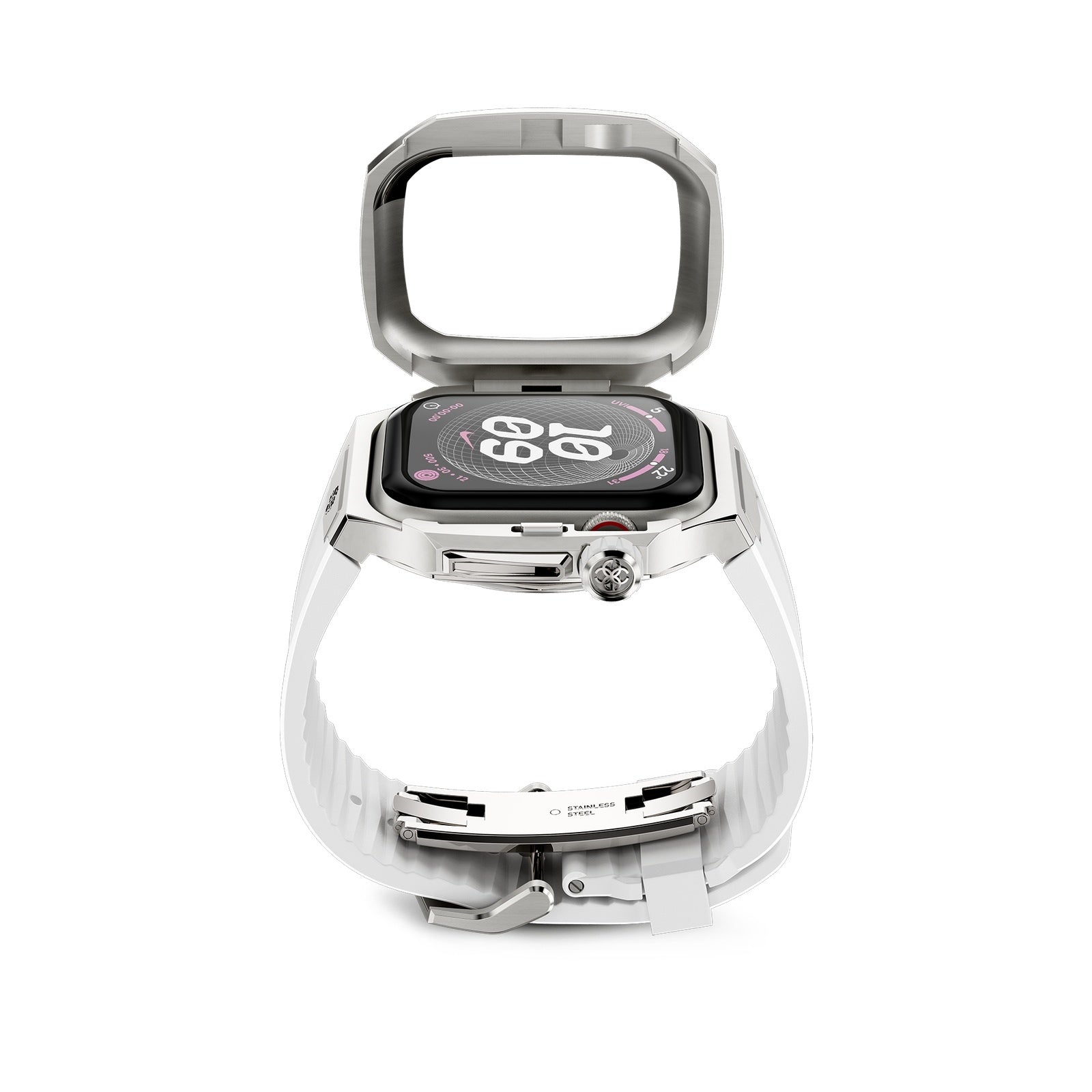 Apple Watch 7 - 9 Case - SPIII41 - Silver