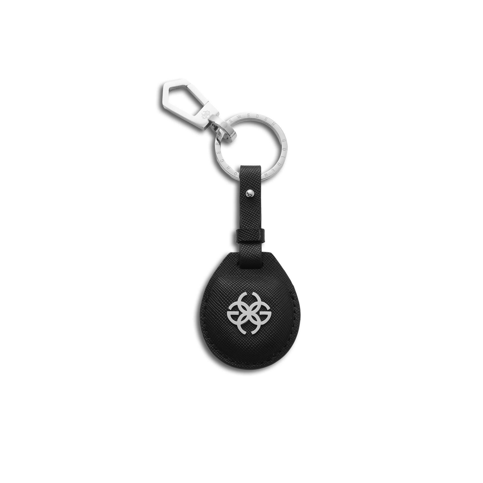 Leather Accessories - Keychain - Airtag Saffiano