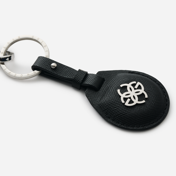 Leather Accessories - Keychain - Airtag Saffiano